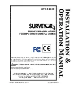 Vicon SURVEYOR4A Installation And Operation Manual preview