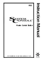 Vicon System Controle V1400X-DVC Instruction Manual предпросмотр