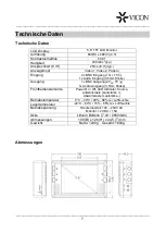 Preview for 7 page of Vicon TFT-5,6 Installation And Operation Manual