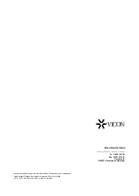 Preview for 8 page of Vicon TFT-5,6 Installation And Operation Manual