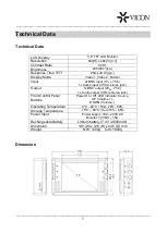 Preview for 15 page of Vicon TFT-5,6 Installation And Operation Manual