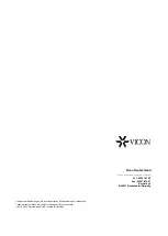 Preview for 16 page of Vicon TFT-5,6 Installation And Operation Manual