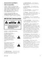 Preview for 5 page of Vicon V1200X-FP Instructions For Installation And Operation Manual