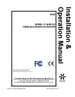 Vicon V1305R-DC Installation & Operation Manual preview