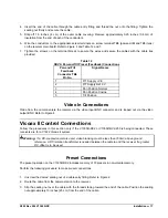 Preview for 29 page of Vicon V1305R-DC Installation & Operation Manual