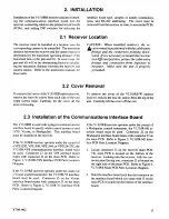 Preview for 5 page of Vicon V1310B Instructions For Installation Manual