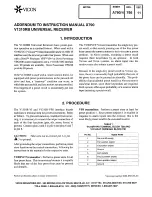 Preview for 28 page of Vicon V1310B Instructions For Installation Manual