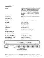 Preview for 24 page of Vicon V1400X-IDL Installation & Operation Manual