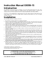 Vicon V1411-EXP Instruction Manual предпросмотр