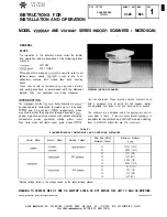 Preview for 1 page of Vicon V3200AP Series Instructions For Installation And Operation Manual