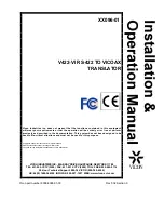 Vicon V422-VI Installation & Operation Manual preview