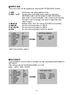 Предварительный просмотр 14 страницы Vicon V660B-312IR Installation And Operation Manual