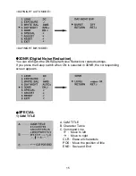 Предварительный просмотр 15 страницы Vicon V660B-312IR Installation And Operation Manual