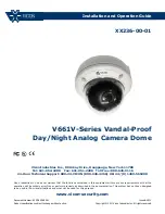 Vicon V660B-488IR Installation And Operation Manual предпросмотр