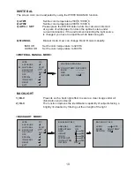 Предварительный просмотр 14 страницы Vicon V660B-488IR Installation And Operation Manual