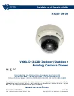 Vicon V661D-312D Installation And Operation Manual preview