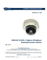 Предварительный просмотр 1 страницы Vicon V661D-312N-1 Installation And Operation Manual