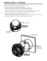 Предварительный просмотр 7 страницы Vicon V661D-312N-1 Installation And Operation Manual