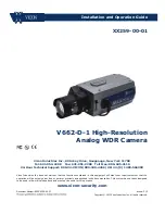 Vicon V662-D-1 Installation And Operation Manual предпросмотр