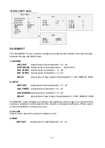 Preview for 14 page of Vicon V672V Installation And Operation Manual