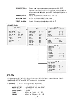 Preview for 17 page of Vicon V672V Installation And Operation Manual