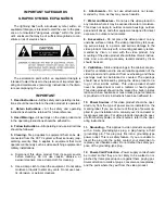 Preview for 3 page of Vicon V707 Installation & Operation Manual