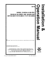 Preview for 1 page of Vicon V8400H-17-HT Installation & Operation Manual