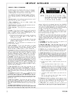 Preview for 2 page of Vicon V8650H-18 Instructions For Installation And Operation Manual