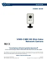 Vicon V905-CUBE Quick Manual предпросмотр