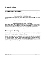 Preview for 11 page of Vicon V9317H Series Installation & Operation Manual