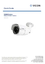 Предварительный просмотр 1 страницы Vicon V980B Series Quick Manual