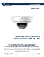 Vicon V992D-IR Installation Manual preview