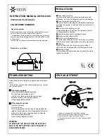 Vicon VC-600 Series Instruction Manual preview