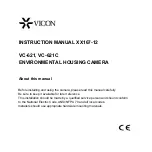 Предварительный просмотр 1 страницы Vicon VC-621 Instruction Manual