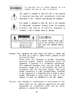 Preview for 2 page of Vicon VC2500-DSP Installating And Operation Manual