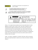 Preview for 3 page of Vicon VC355-DSP Installation And Operation Manual