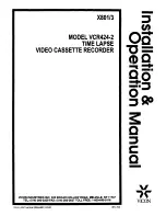 Vicon VCR424-2 Installation & Operation Manual preview