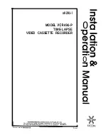 Vicon VCR496-P Installation & Operation Manual preview