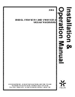 Vicon VICOAX V1961VCR-1 Installation & Operation Manual preview