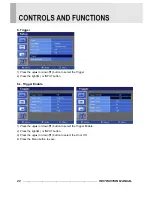 Preview for 22 page of Vicon VM-608LCD Installation And Operation Manual