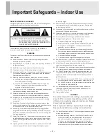 Preview for 4 page of Vicon VM-6215LED-1 Installation And Operation Manual