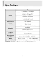 Preview for 18 page of Vicon VM-6215LED-1 Installation And Operation Manual