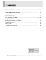 Preview for 3 page of Vicon VM-622LCD Installation & Operation Manual