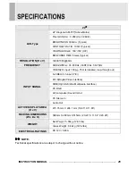 Preview for 47 page of Vicon VM-622LCD Installation & Operation Manual