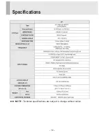 Preview for 21 page of Vicon VM-624LED Installation And Operation Manual