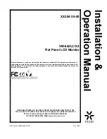 Vicon VM-642LCD-2 Installation & Operation Manual предпросмотр