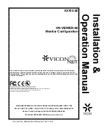 Preview for 1 page of Vicon VN-VIEWER-64 Installation And Operation Manual