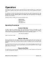 Preview for 27 page of Vicon VSW-16RS232 Installation & Operation Manual