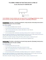 Preview for 1 page of Viconics VT7300F5500-2969 User Manual