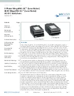 Предварительный просмотр 1 страницы VICOR 3 Phase MegaPAC-ELTM User Manual